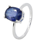 Anillo De Plata Con Piedras Preciosas