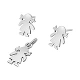 Juego De Plata Niño Y Niña Liso Niñas