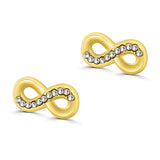 Aretes Oro Infinito Papelillo