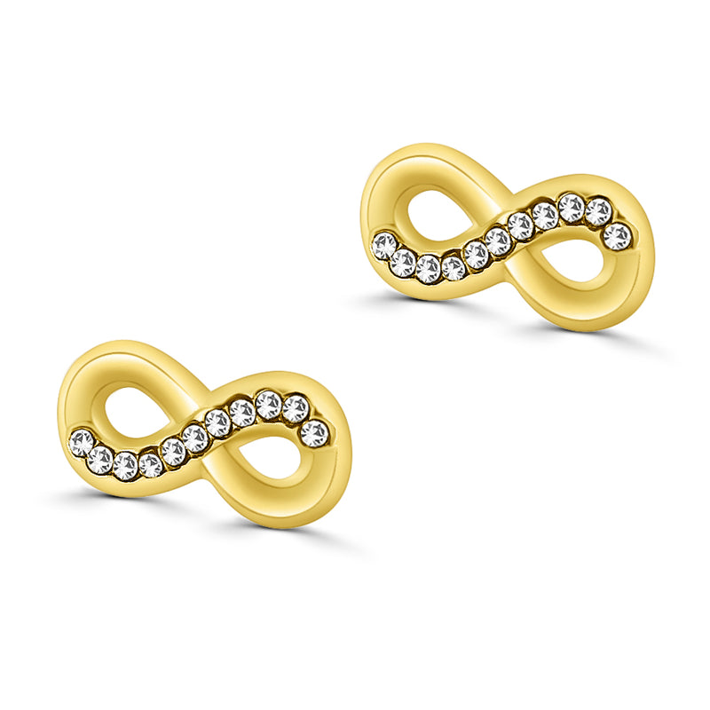 Aretes Oro Infinito Papelillo