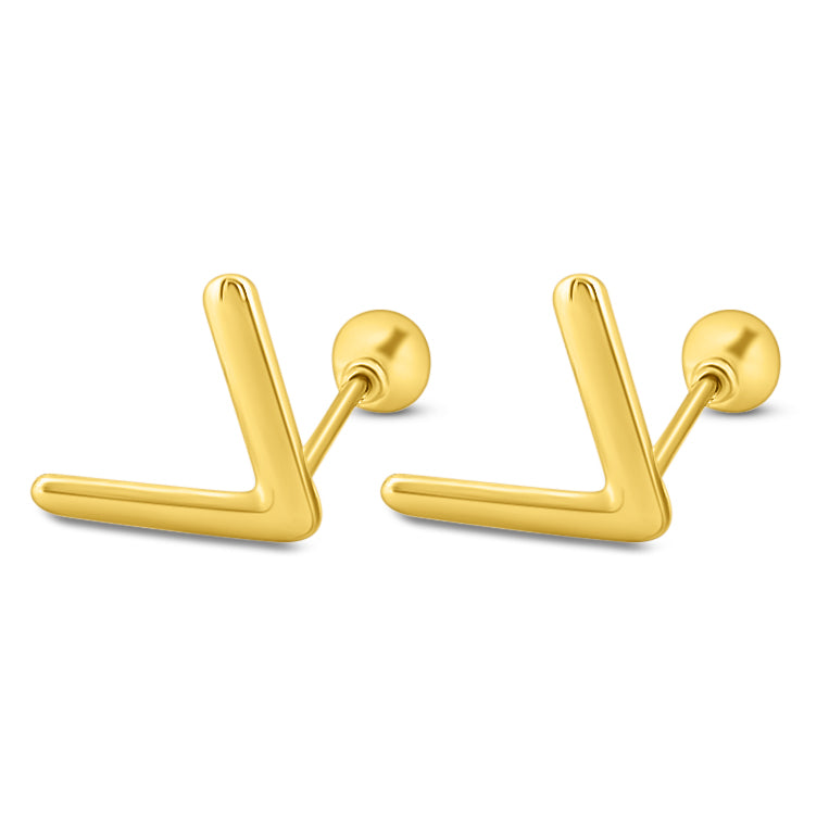 Aretes De Oro V