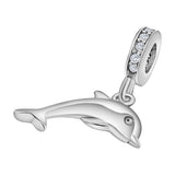 Dije Para Pulsera Delfín De Plata