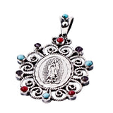 Medalla De Flor De La Virgen De Guadalupe