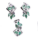 Juego de Piedras Preciosas con Plata