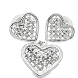Juego de Arete y Dije de Corazón