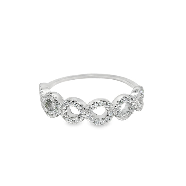 Anillo Infinito con Circonia #7