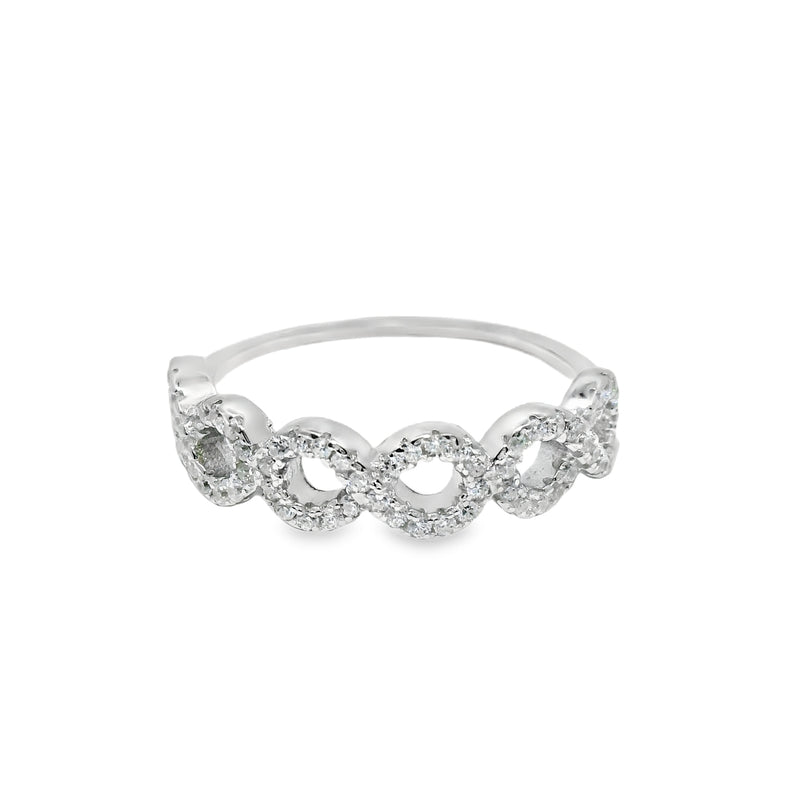 Anillo Infinito con Circonia #7