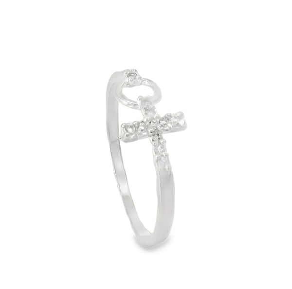 Anillo de Circonia Cruz y Círculo