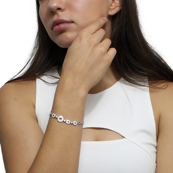 Pulsera Circulos con Cirrconia