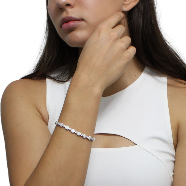 Pulsera Circulos con Circonia