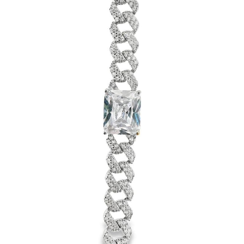 Pulsera con Circonia Azul