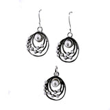 Juego De Óvalo Con Plata