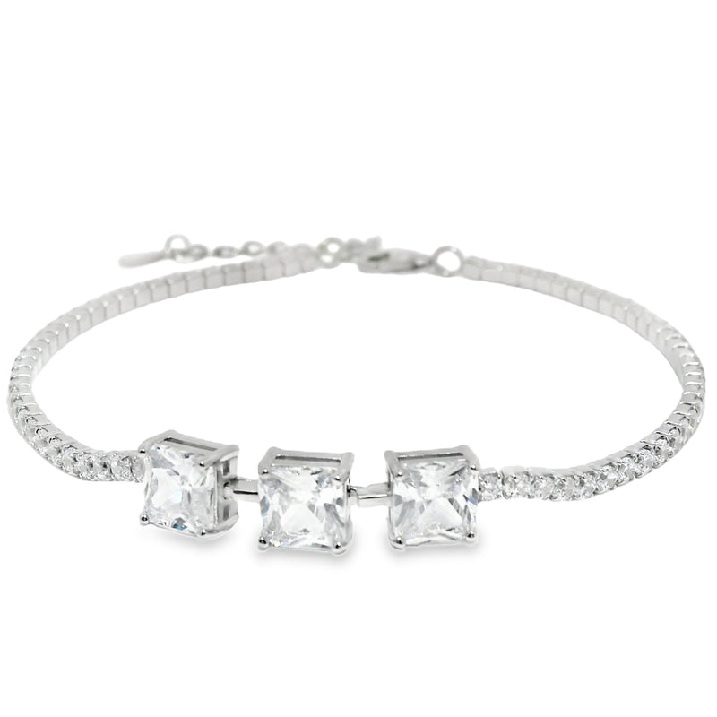 Pulsera de Circonia Azul