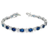 Pulsera con circonia Blanco