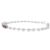 Pulsera Cicornias con Ovalos en Medio