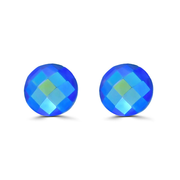 Arete de Cristal de "Disco Ball" Tornasol