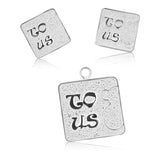 Juego De Cuadrado Con Osito Plata