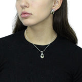 Juego De Plata Óvalo Corona