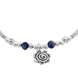 Pulsera Semirrígida Con Dije De Flor 5cm