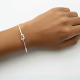 Brazalete Nudo de Plata