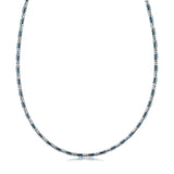 Cadena De Plata Negro