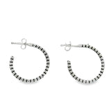 Arracada De Plata Con Bolitas