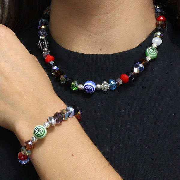 Juego de Cristales con Plata