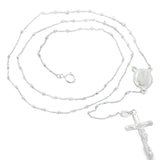 Rosario de Plata Ultra Delgado