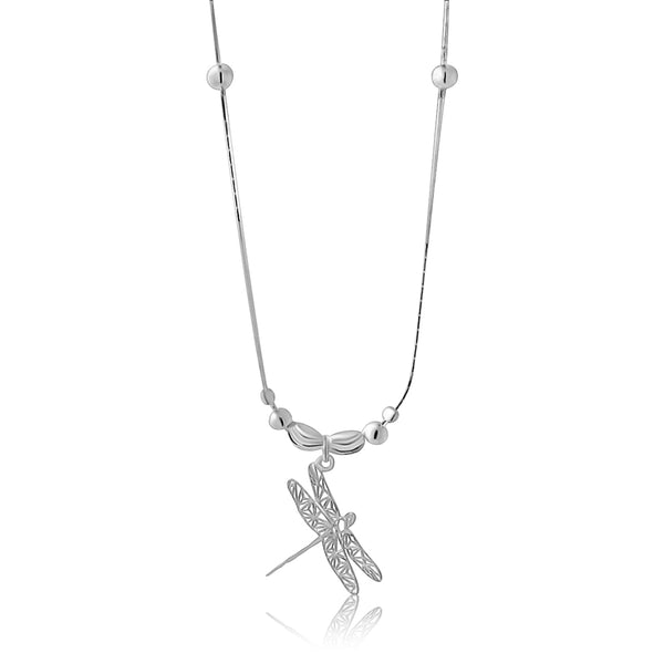 Collar con Dije de Libélula