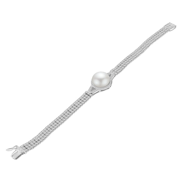 Pulsera de Perla con Circonias