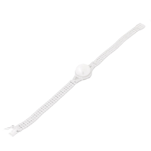 Pulsera de Perla con Circonias
