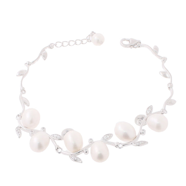 Pulsera Hojas de Perla