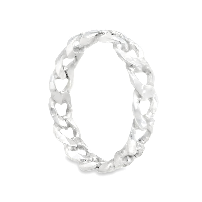 Anillo Cadena de Plata 6