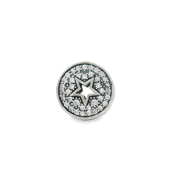 Charm Circulo con Estrella de Circonia