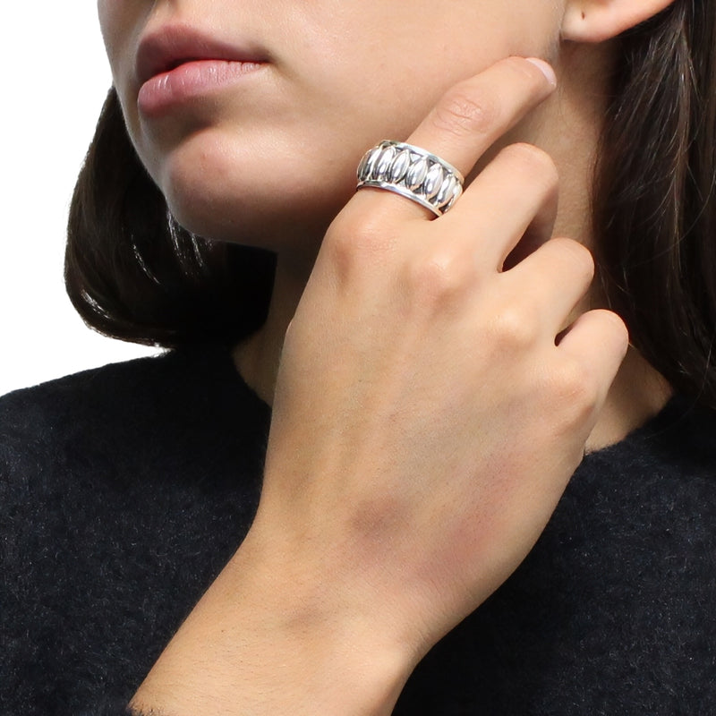 Anillo Reflejo de Plata
