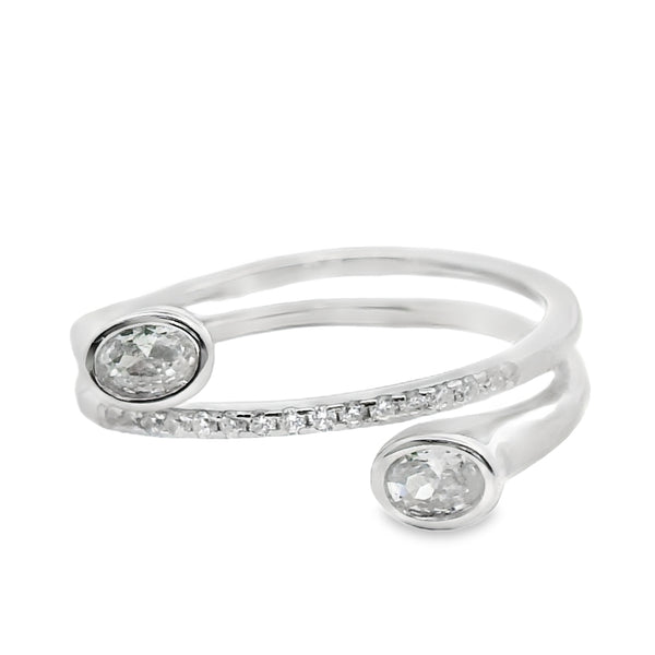 Anillo Tu y Yo de Circonia 7