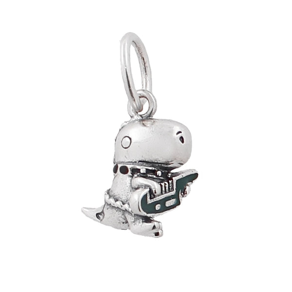Charm de Dinosaurio con Piano