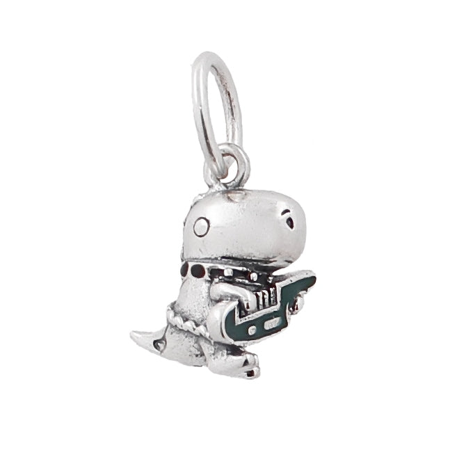 Charm de Dinosaurio con Piano