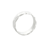 Argolla Martillada De Plata