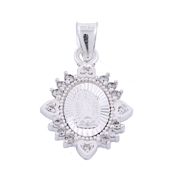 Medalla De La Virgen De Guadalupe Gota Con Corazones