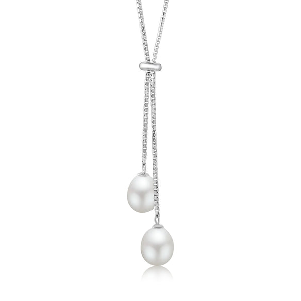 Collar Lariat de Perlas