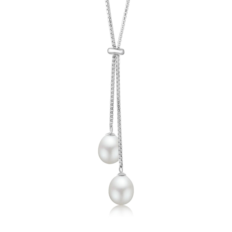 Collar Lariat de Perlas