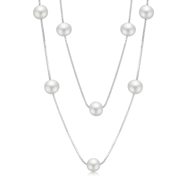 Collar Doble de Perlas