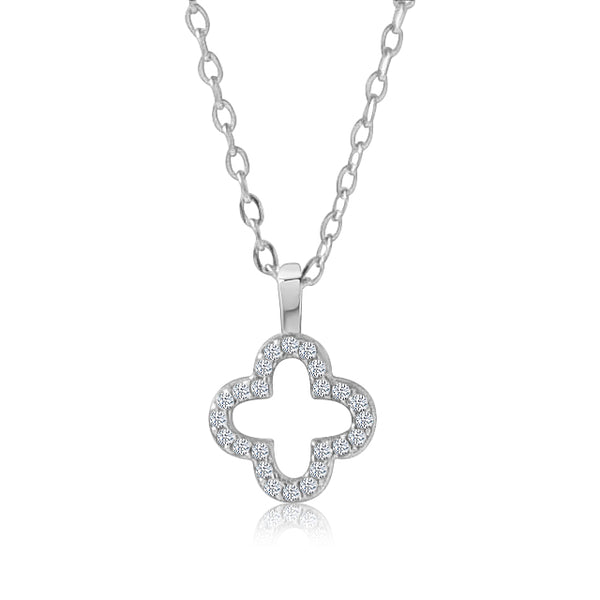 Collar Trébol de Circonia