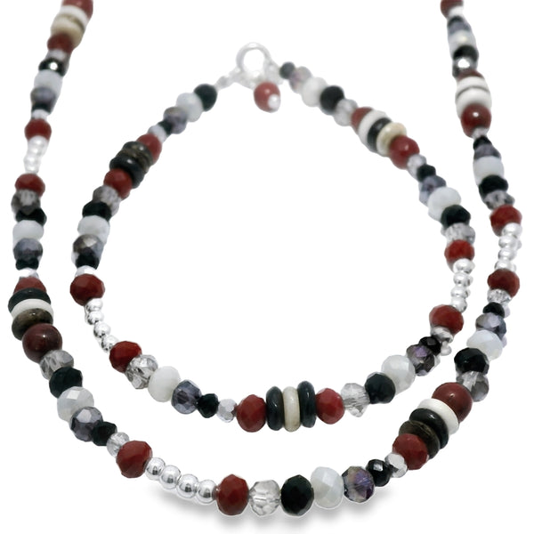 Juego de Cristales con Plata