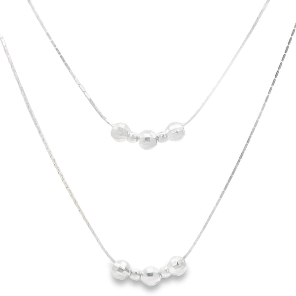 Collar con Bolitas de Plata