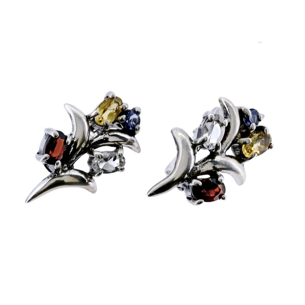 Aretes De Ramo De Plata
