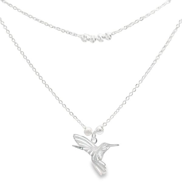 Collar con Colibrí de Plata