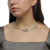 Gargantilla Pavonada Con Nudo