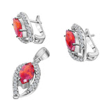 Juego De Plata Con Circonia